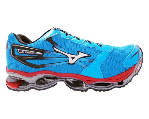 Tênis Mizuno Wave Prophecy II Azul, Preto E Vermelho