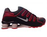 Tênis  Nike Shox NZ Preto e Vermelho