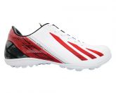 Chuteira Society Adidas Adizero F50 Branco e Vermelho