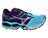 Tênis Mizuno Wave Creation 14 Roxo e Verde Água