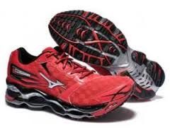 Tênis Mizuno Wave Prophecy II Vermelho e Preto