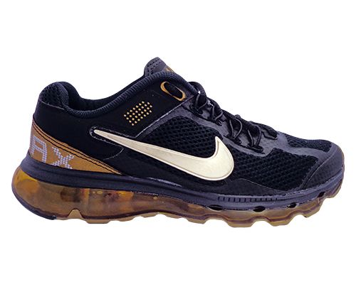 Tênis Nike Air Max 2013 Preto e Ouro