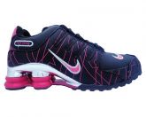 Tênis Nike Shox NZ  Preto e Rosa