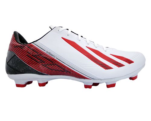 Chuteira Adidas Adizero F50 Branco e Vermelho