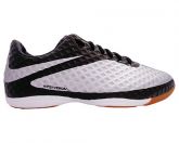 Tênis Futsal Nike Hypervenom Prata e Preto