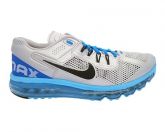 Tênis Nike Air Max 2013 Prata e  Azul