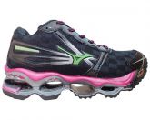 Tênis Mizuno Wave Prophecy II Preto e Rosa