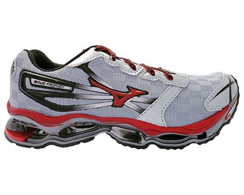 Tênis Mizuno Wave Prophecy II Prata, Vermelho E Preto