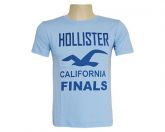 Camisa Hollister Azul Clara