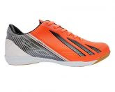 Tênis Futsal Adidas Adizero F50 Laranja e Cinza