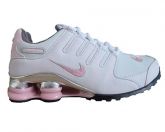 Tênis  Nike Shox NZ Branco e Rosa