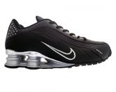 Tênis Nike Shox R4 Cromado Preto e Prata