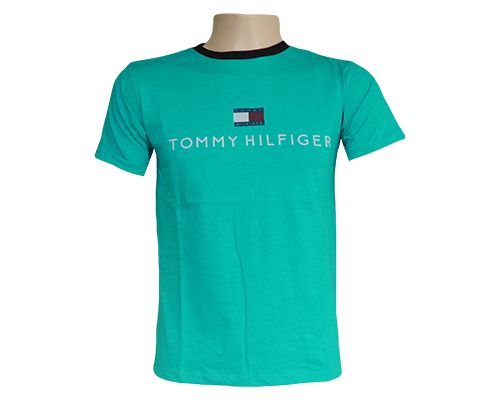 Camisa Tommy Hilfilger Verde Água