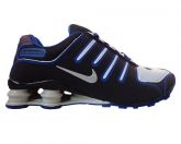 Tênis  Nike Shox NZ Preto e Azul